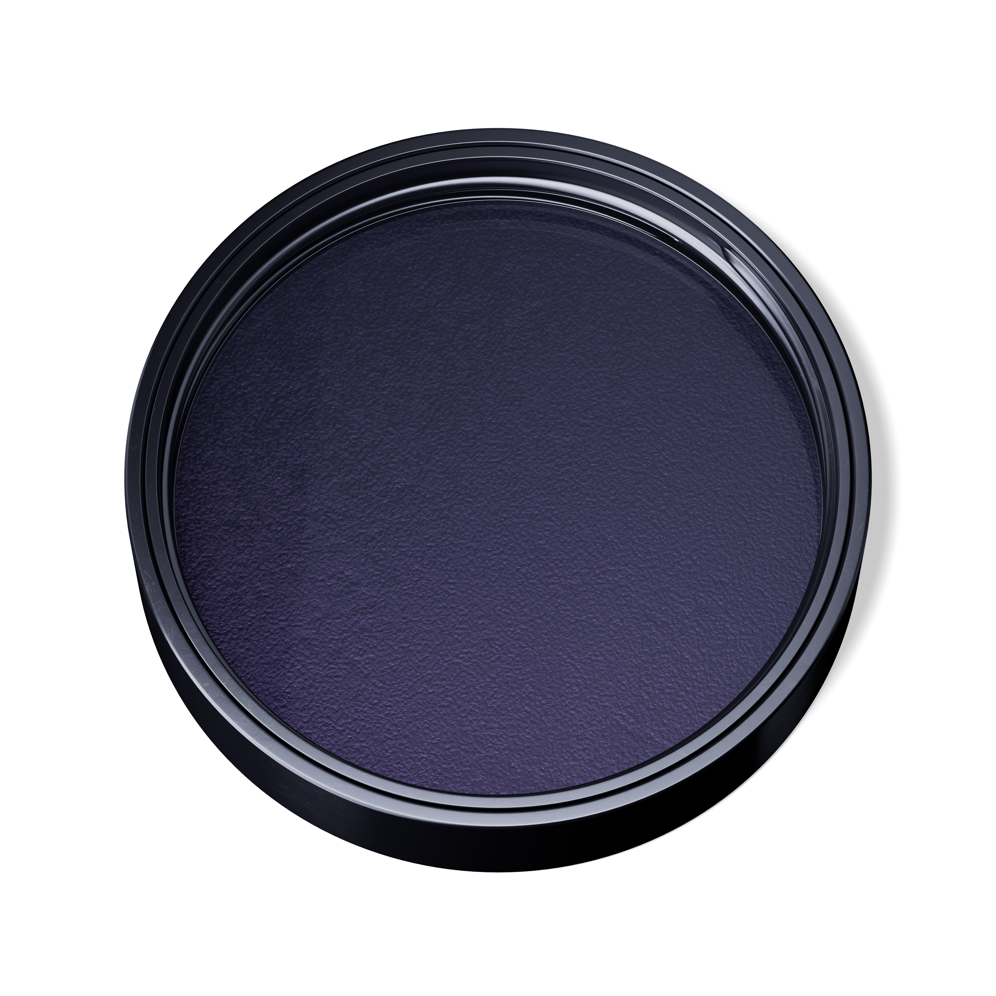 Lid child-resistant Modern 86 special, PP, black, glossy finish, violet Phan inlay (Eris 240)