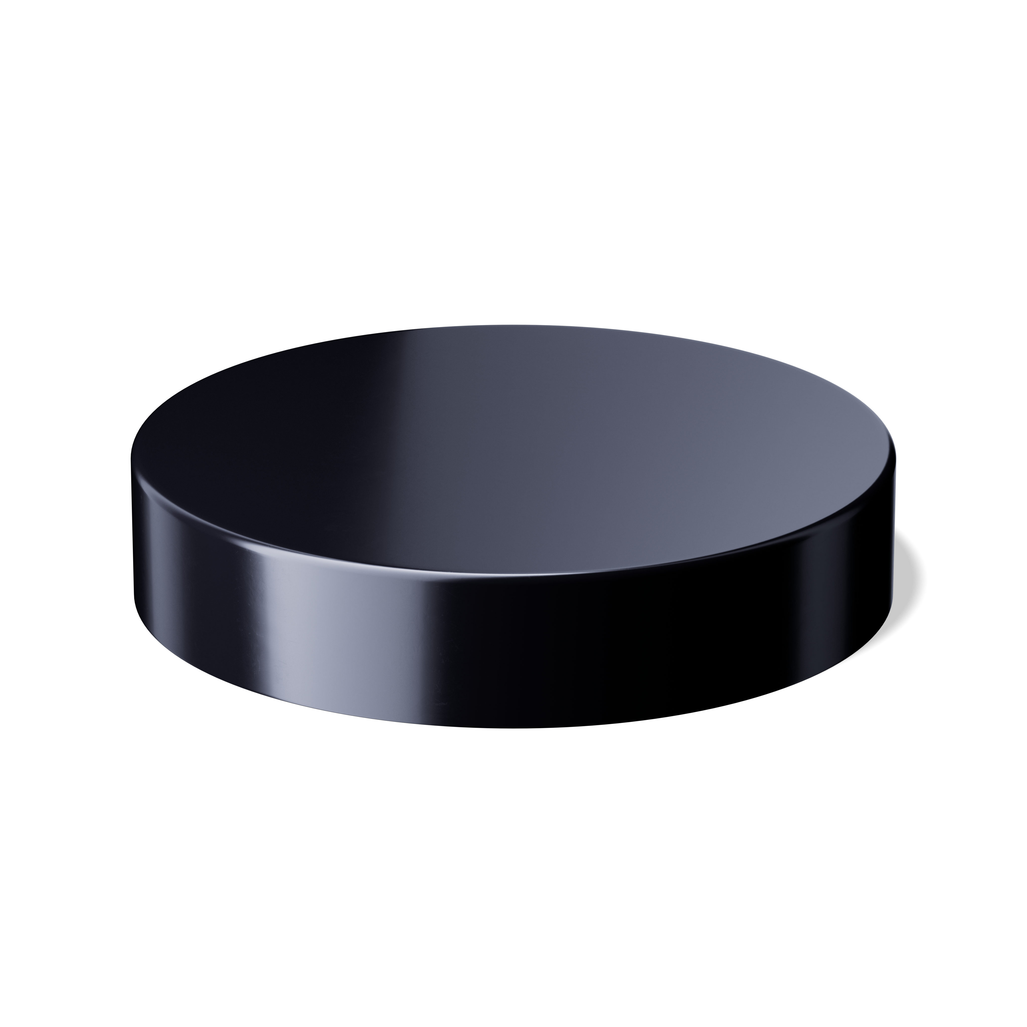 Lid Modern 87 special, UREA, black, semi-glossy finish, violet Phan inlay (Sirius 200)