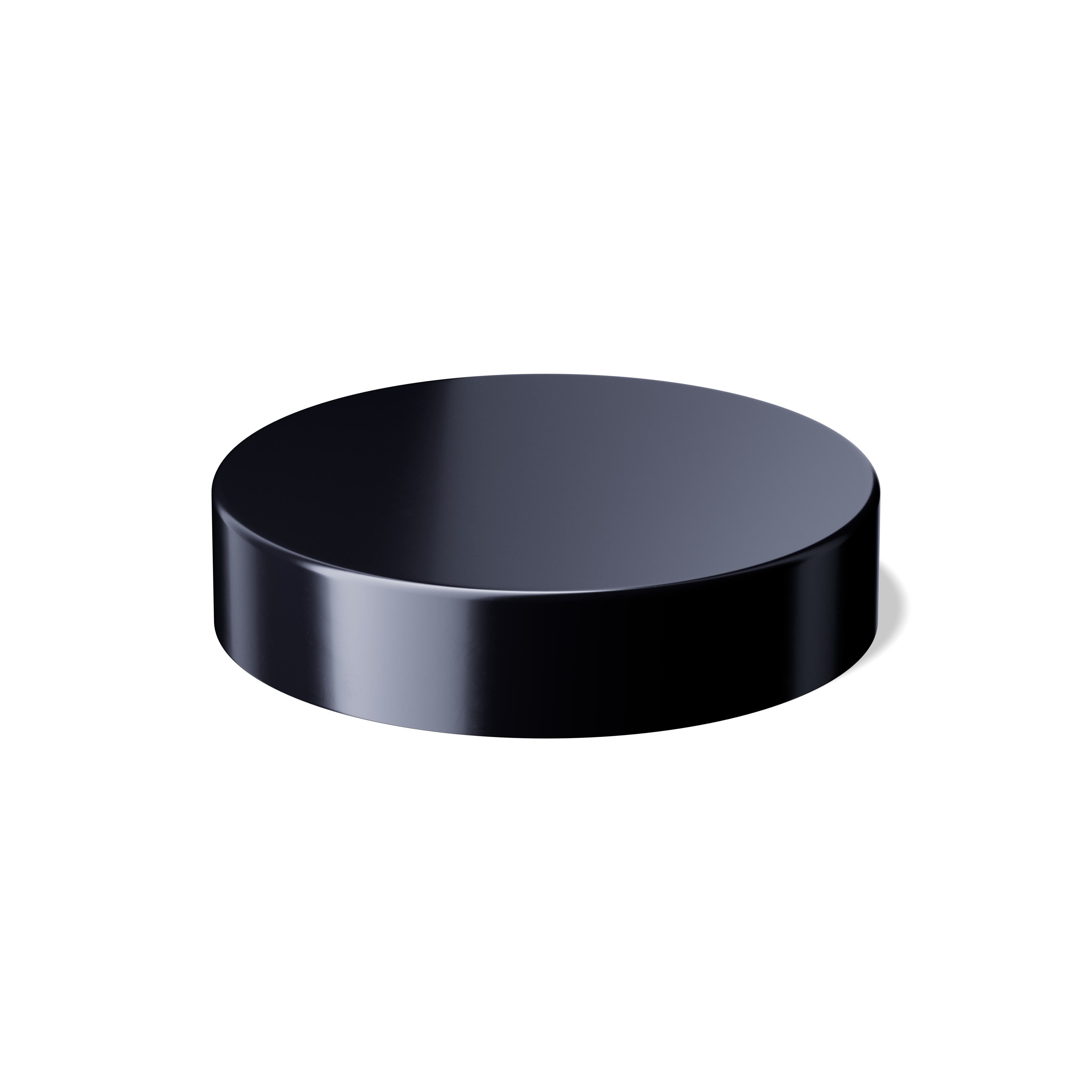 Lid Modern 72 special, UREA, black, semi-glossy finish, violet Phan inlay (Sirius 100)