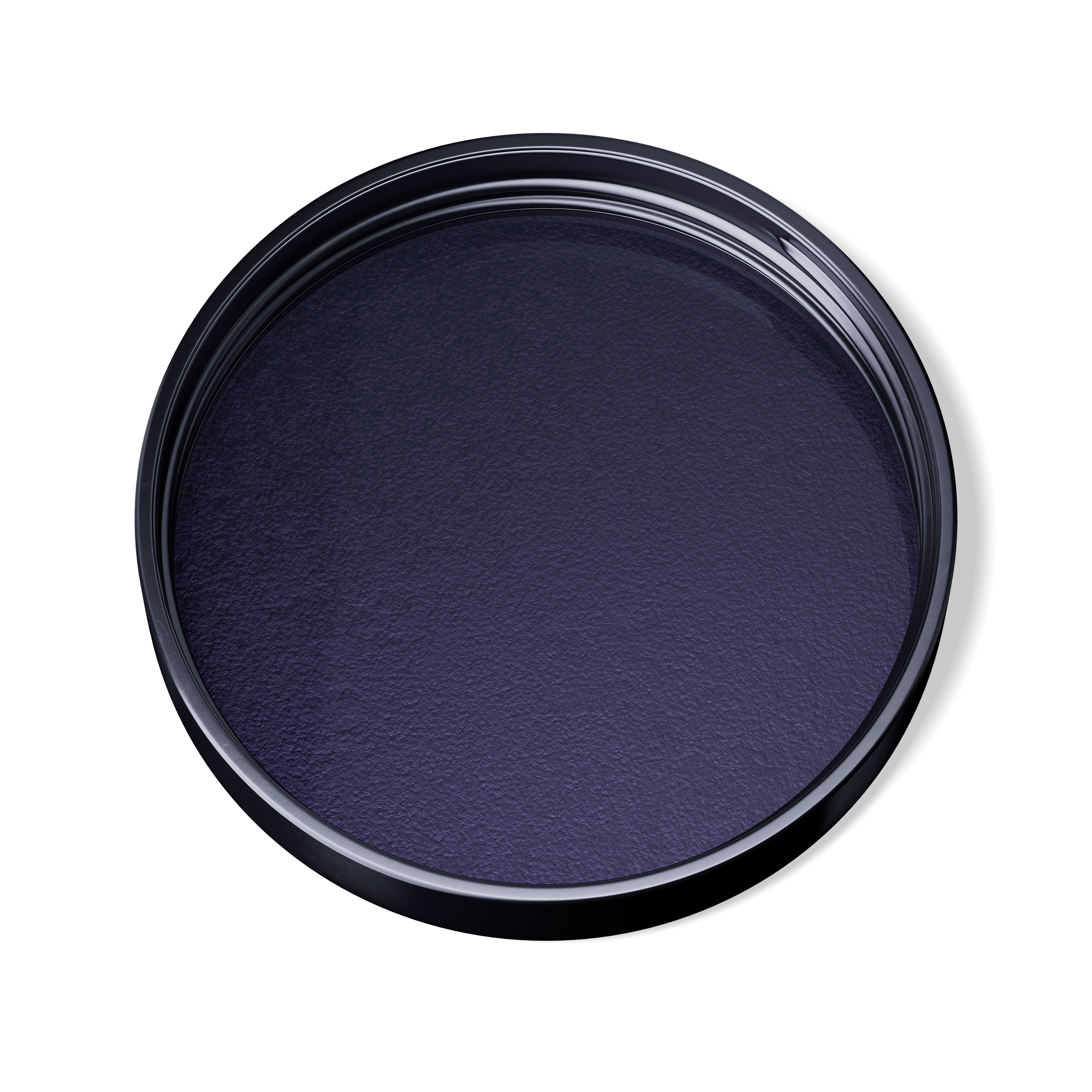 Lid Classic 89/400, SAN, black, glossy finish, violet Phan inlay (Saturn 1000)