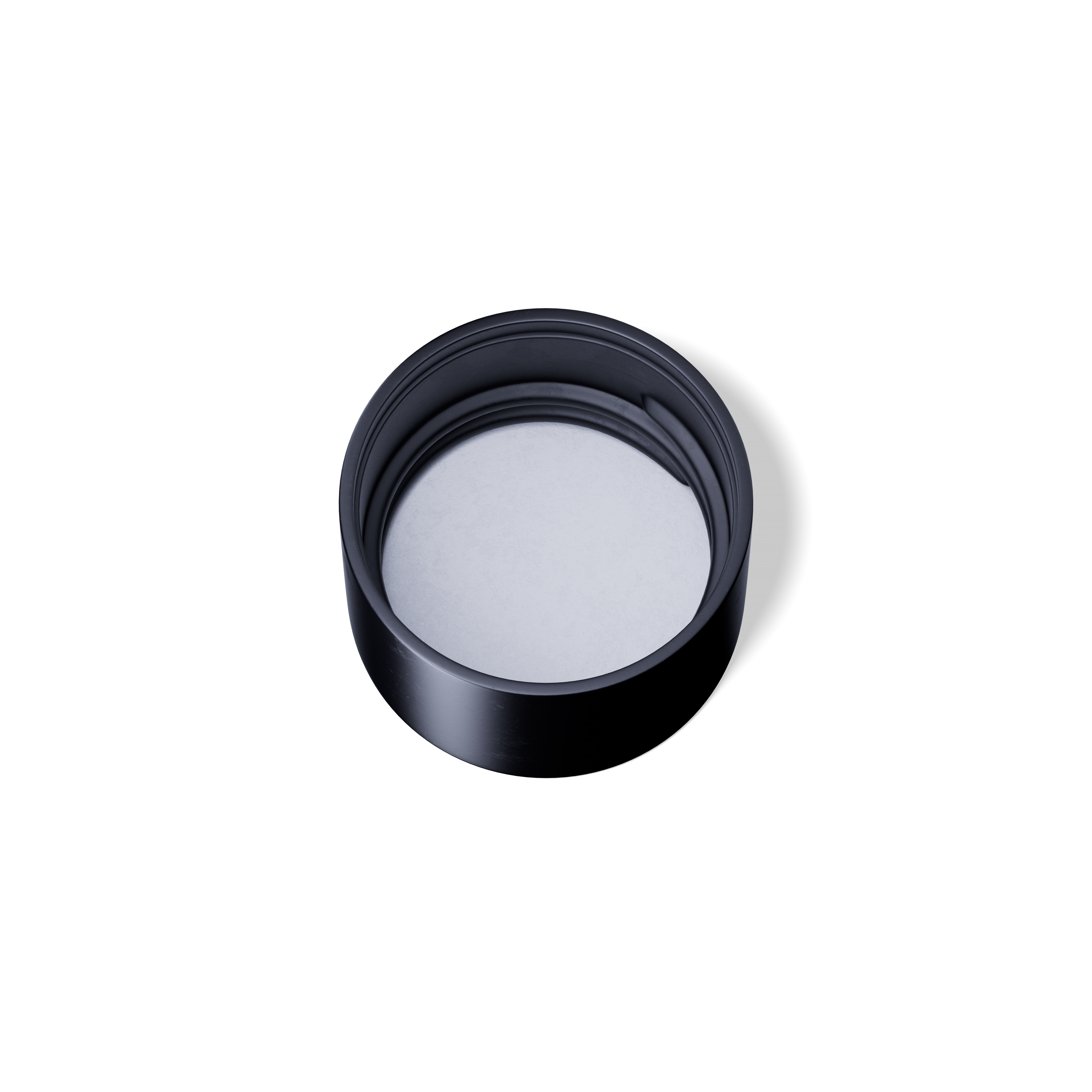 Screw cap Clio 285, 28/410, aluminium, black, white inlay