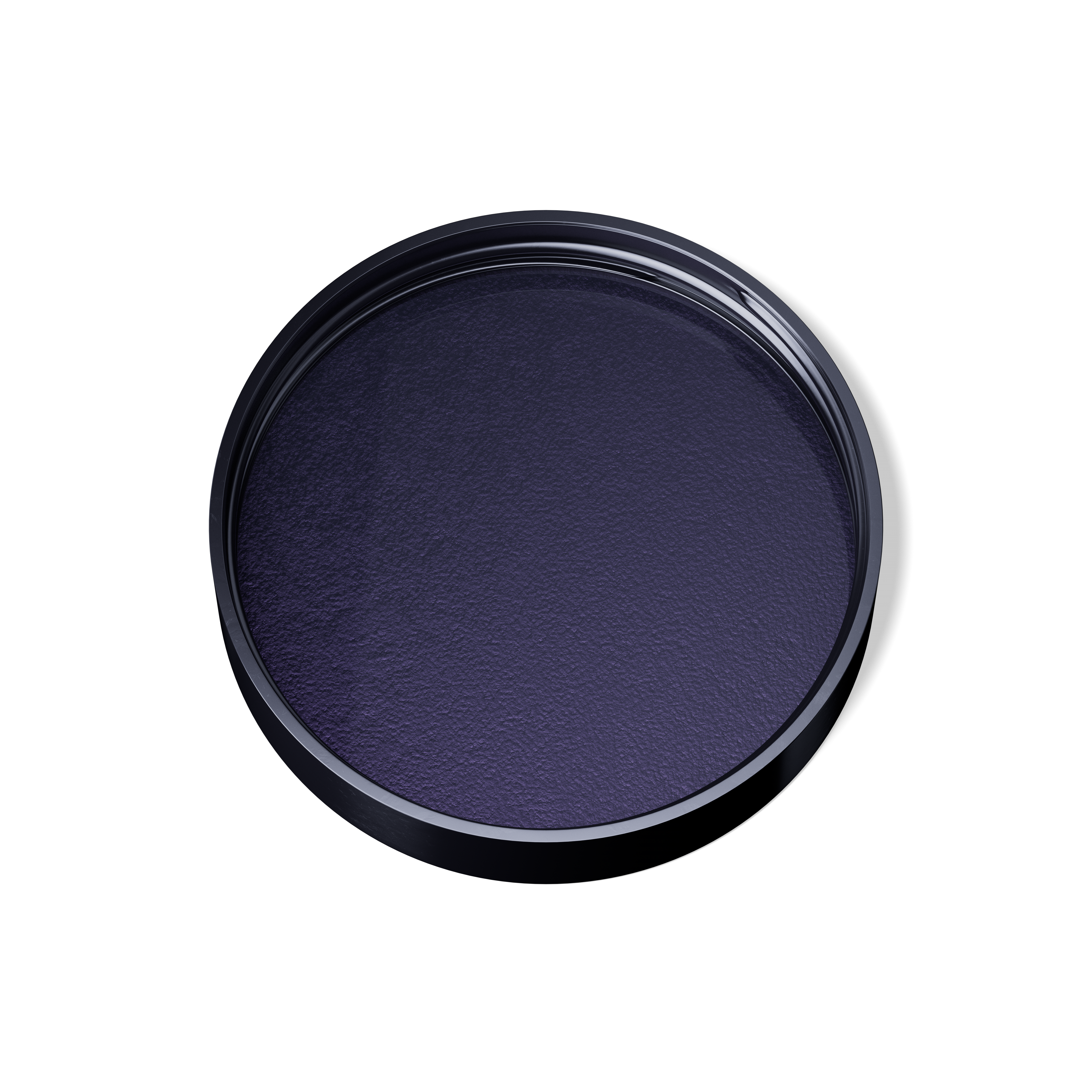 Lid Modern 72 special, PP, black, glossy finish, violet Phan inlay (Sirius 100)